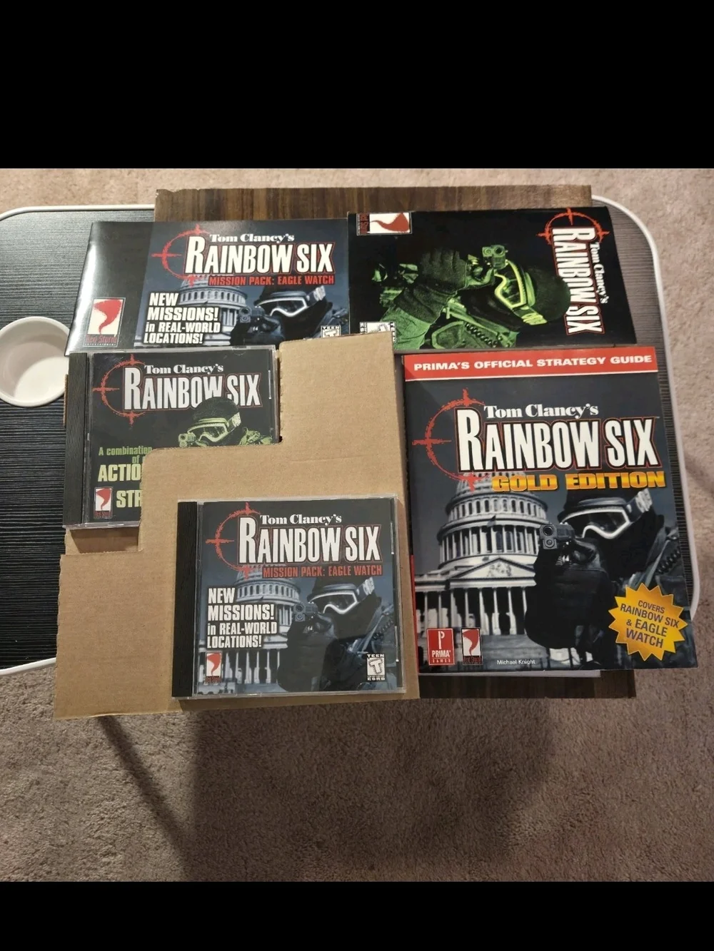 Tom Clancy Rainbow Six Gold Pack Edition PC Big Box Complete Red Storm Strategy